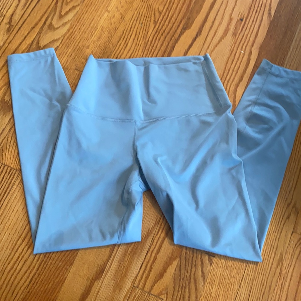 Blue Crop Leggings size small